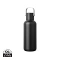 Bottiglia con beccuccio VINGA Cael in rAcciaio RCS 600ML nero - personalizzabile con logo