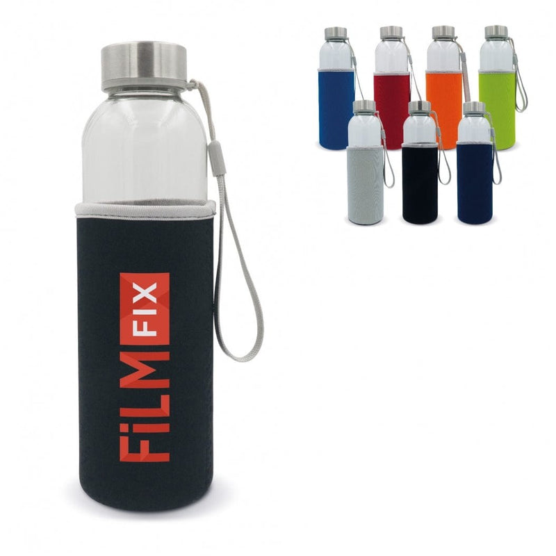 Bottiglia d'acqua con custodia 500ml - personalizzabile con logo