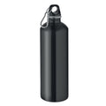 Bottiglia da 1000 ml RE-INOX Nero - personalizzabile con logo