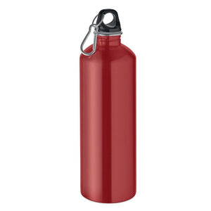 Bottiglia da 1000 ml RE-INOX Rosso - personalizzabile con logo