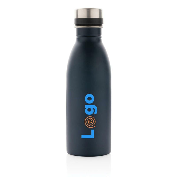 Bottiglia deluxe in acciaio riciclato RCS 500 ML - personalizzabile con logo