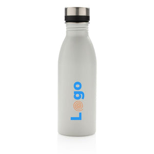 Bottiglia deluxe in acciaio riciclato RCS 500 ML - personalizzabile con logo