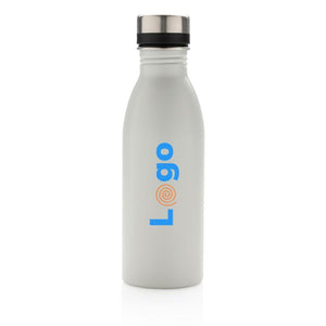 Bottiglia deluxe in acciaio riciclato RCS 500 ML - personalizzabile con logo