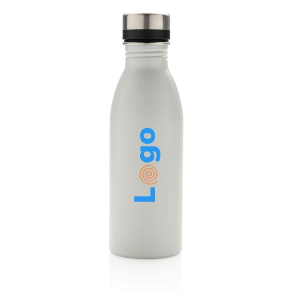 Bottiglia deluxe in acciaio riciclato RCS 500 ML - personalizzabile con logo