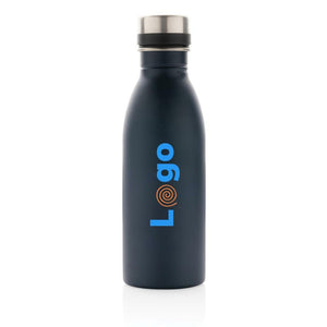Bottiglia deluxe in acciaio riciclato RCS 500 ML - personalizzabile con logo
