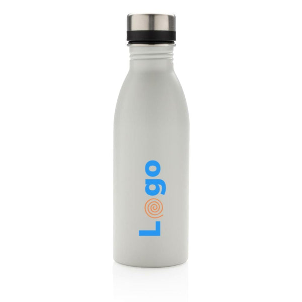 Bottiglia deluxe in acciaio riciclato RCS 500 ML - personalizzabile con logo