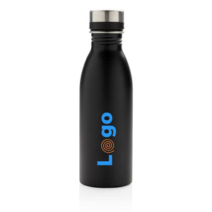 Bottiglia deluxe in acciaio riciclato RCS 500 ML - personalizzabile con logo