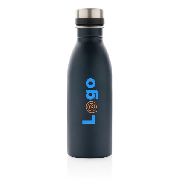 Bottiglia deluxe in acciaio riciclato RCS 500 ML - personalizzabile con logo