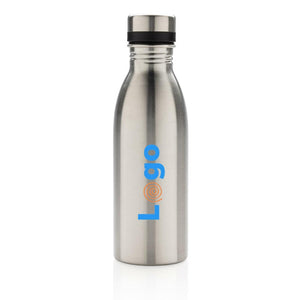 Bottiglia deluxe in acciaio riciclato RCS 500 ML - personalizzabile con logo