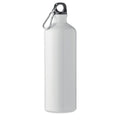 Bottiglia di alluminio 1L bianco - personalizzabile con logo