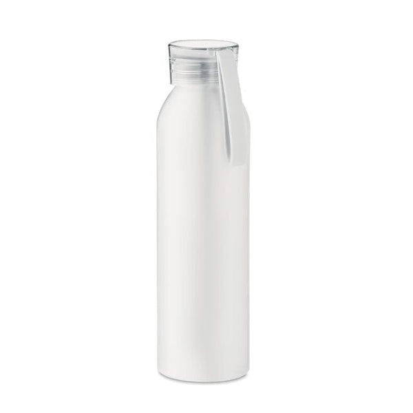 Bottiglia di alluminio 600ml bianco - personalizzabile con logo