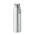 Bottiglia di alluminio 600ml color argento - personalizzabile con logo
