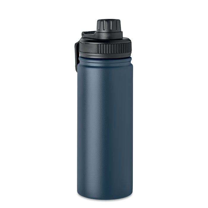 Bottiglia doppio strato 500 ml blu - personalizzabile con logo