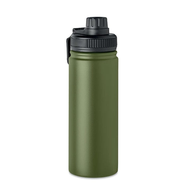Bottiglia doppio strato 500 ml verde - personalizzabile con logo