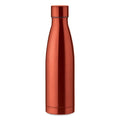 Bottiglia doppio strato 500 ml colorate arancione - personalizzabile con logo