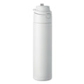 Bottiglia doppio strato 500ml INOX RICICLATO Bianco - personalizzabile con logo