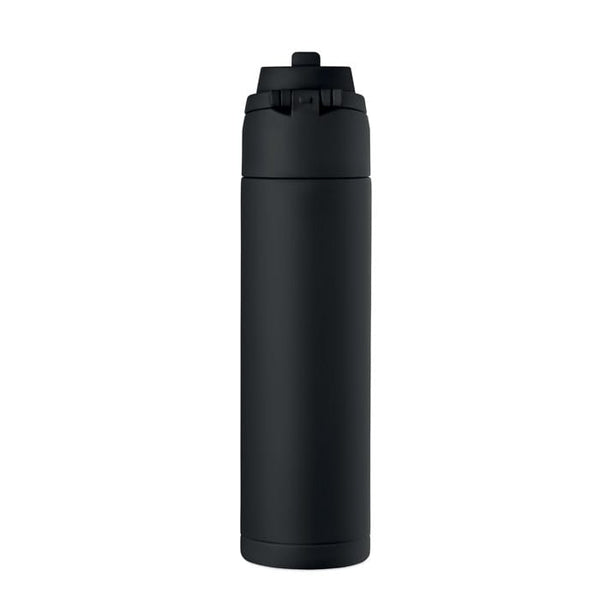 Bottiglia doppio strato 500ml INOX RICICLATO - personalizzabile con logo