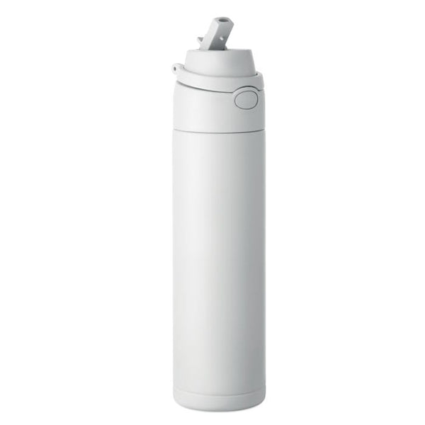 Bottiglia doppio strato 500ml INOX RICICLATO - personalizzabile con logo