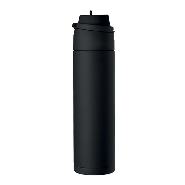 Bottiglia doppio strato 500ml INOX RICICLATO - personalizzabile con logo