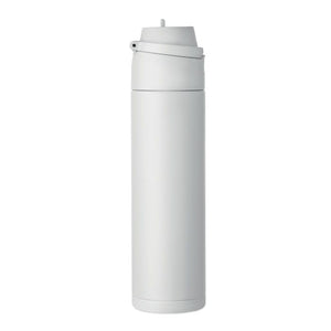 Bottiglia doppio strato 500ml INOX RICICLATO - personalizzabile con logo