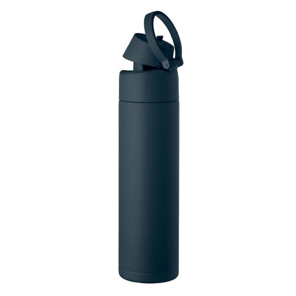 Bottiglia doppio strato 500ml INOX RICICLATO - personalizzabile con logo