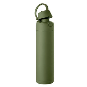 Bottiglia doppio strato 500ml INOX RICICLATO - personalizzabile con logo