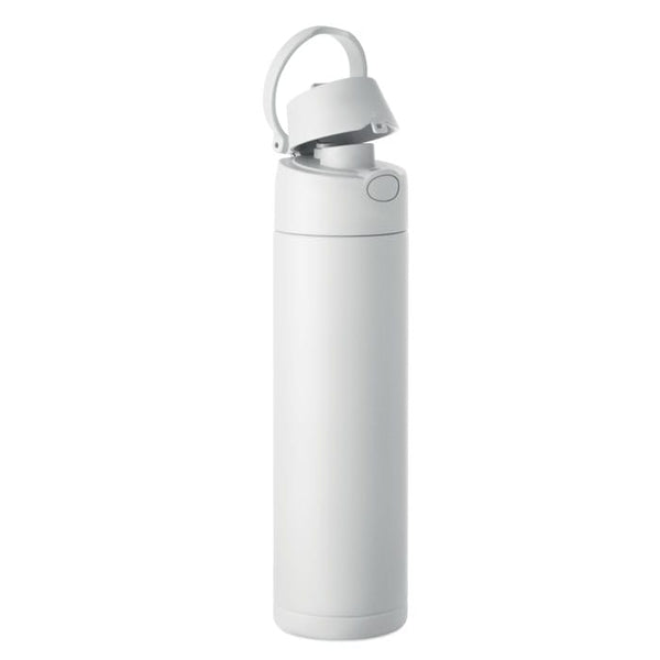 Bottiglia doppio strato 500ml INOX RICICLATO - personalizzabile con logo