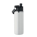 Bottiglia doppio strato 500ml RE-INOX Bianco - personalizzabile con logo