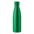 Bottiglia doppio strato 500 ml colorate verde - personalizzabile con logo