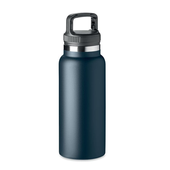 Bottiglia doppio strato 970ml blu - personalizzabile con logo