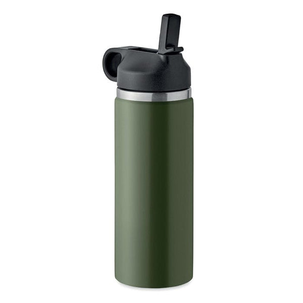 Bottiglia doppio strato Recycled Dark green - personalizzabile con logo