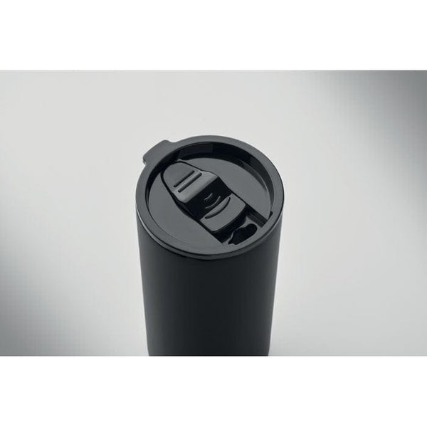 Bottiglia e tumbler 2 in 1 610ml Nero - personalizzabile con logo