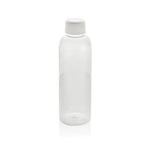 Bottiglia ermetica con manico Ripple in rPET RCS 750ML bianco - personalizzabile con logo