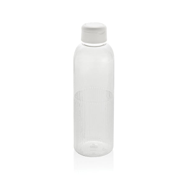 Bottiglia ermetica con manico Ripple in rPET RCS 750ML bianco - personalizzabile con logo