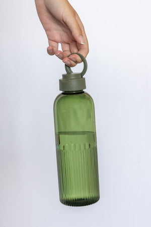 Bottiglia ermetica con manico Ripple in rPET RCS 750ML - personalizzabile con logo