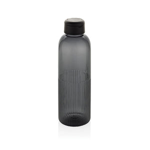 Bottiglia ermetica con manico Ripple in rPET RCS 750ML nero - personalizzabile con logo
