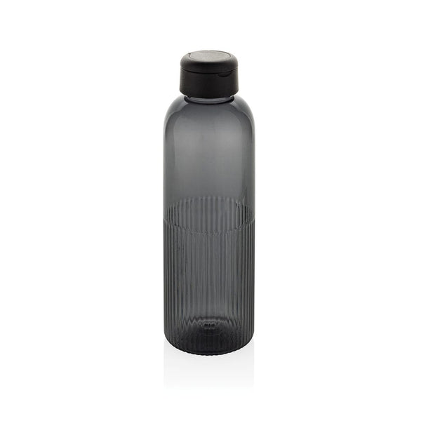 Bottiglia ermetica con manico Ripple in rPET RCS 750ML nero - personalizzabile con logo