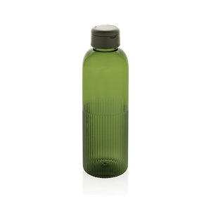 Bottiglia ermetica con manico Ripple in rPET RCS 750ML verde - personalizzabile con logo