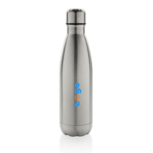 Bottiglia Eureka a parete singola in acciaio certificato RCS - personalizzabile con logo