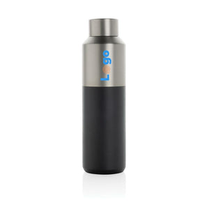 Bottiglia Fluid in acciaio riciclato RCS, 600ml - personalizzabile con logo