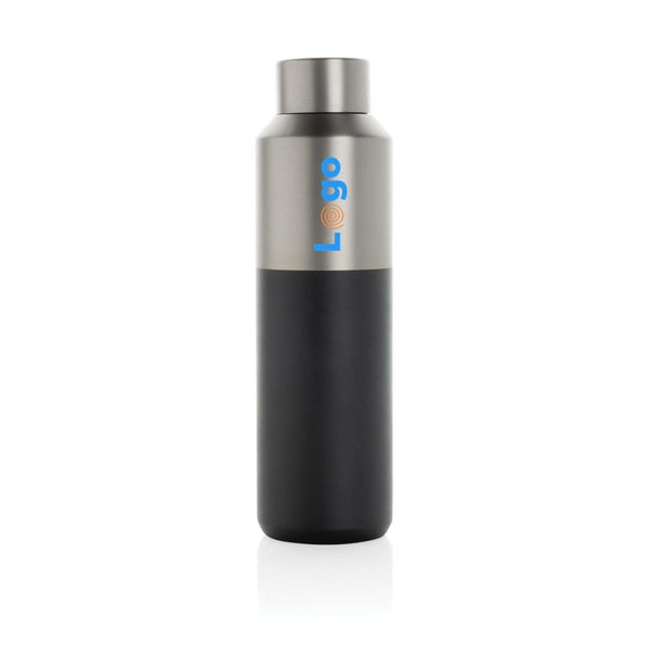 Bottiglia Fluid in acciaio riciclato RCS, 600ml - personalizzabile con logo