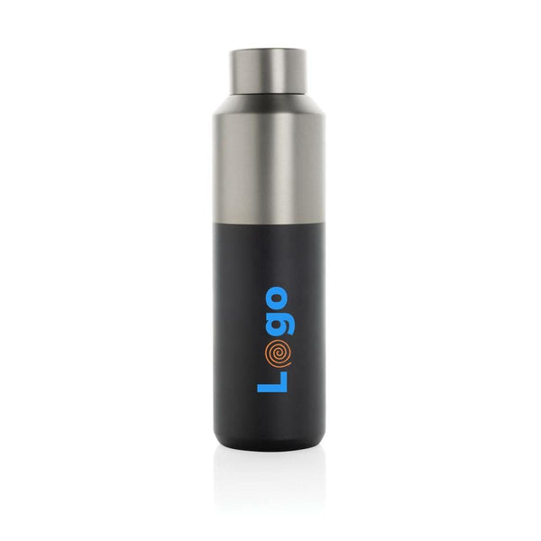 Bottiglia Fluid in acciaio riciclato RCS, 600ml - personalizzabile con logo