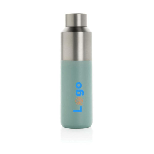 Bottiglia Fluid in acciaio riciclato RCS, 600ml - personalizzabile con logo