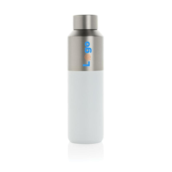 Bottiglia Fluid in acciaio riciclato RCS, 600ml - personalizzabile con logo
