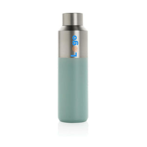 Bottiglia Fluid in acciaio riciclato RCS, 600ml - personalizzabile con logo