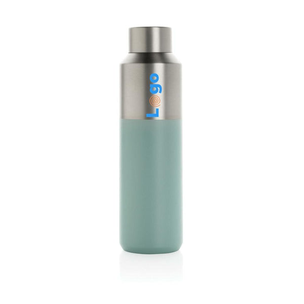 Bottiglia Fluid in acciaio riciclato RCS, 600ml - personalizzabile con logo