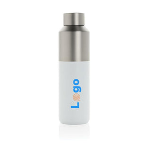 Bottiglia Fluid in acciaio riciclato RCS, 600ml - personalizzabile con logo