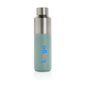 Bottiglia Fluid in acciaio riciclato RCS, 600ml - personalizzabile con logo