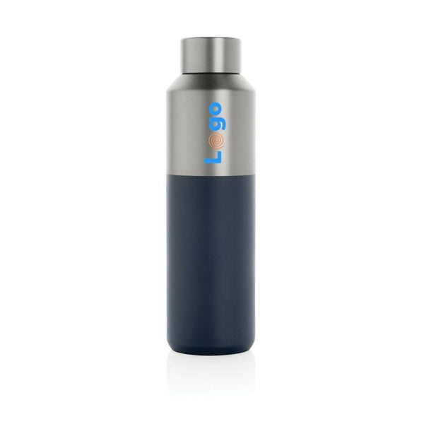 Bottiglia Fluid in acciaio riciclato RCS, 600ml - personalizzabile con logo