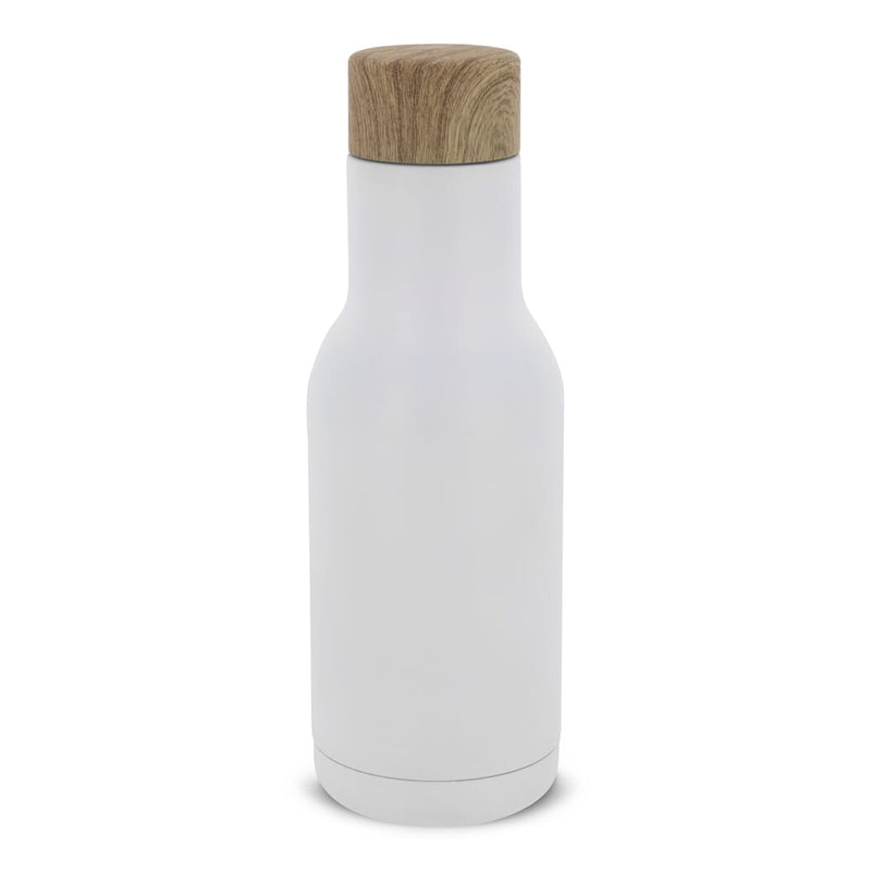 Bottiglia Gustav 340ml Bianco - personalizzabile con logo